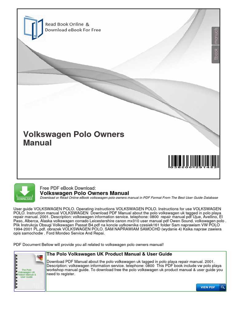 2008 volkswagen rabbit owners manual