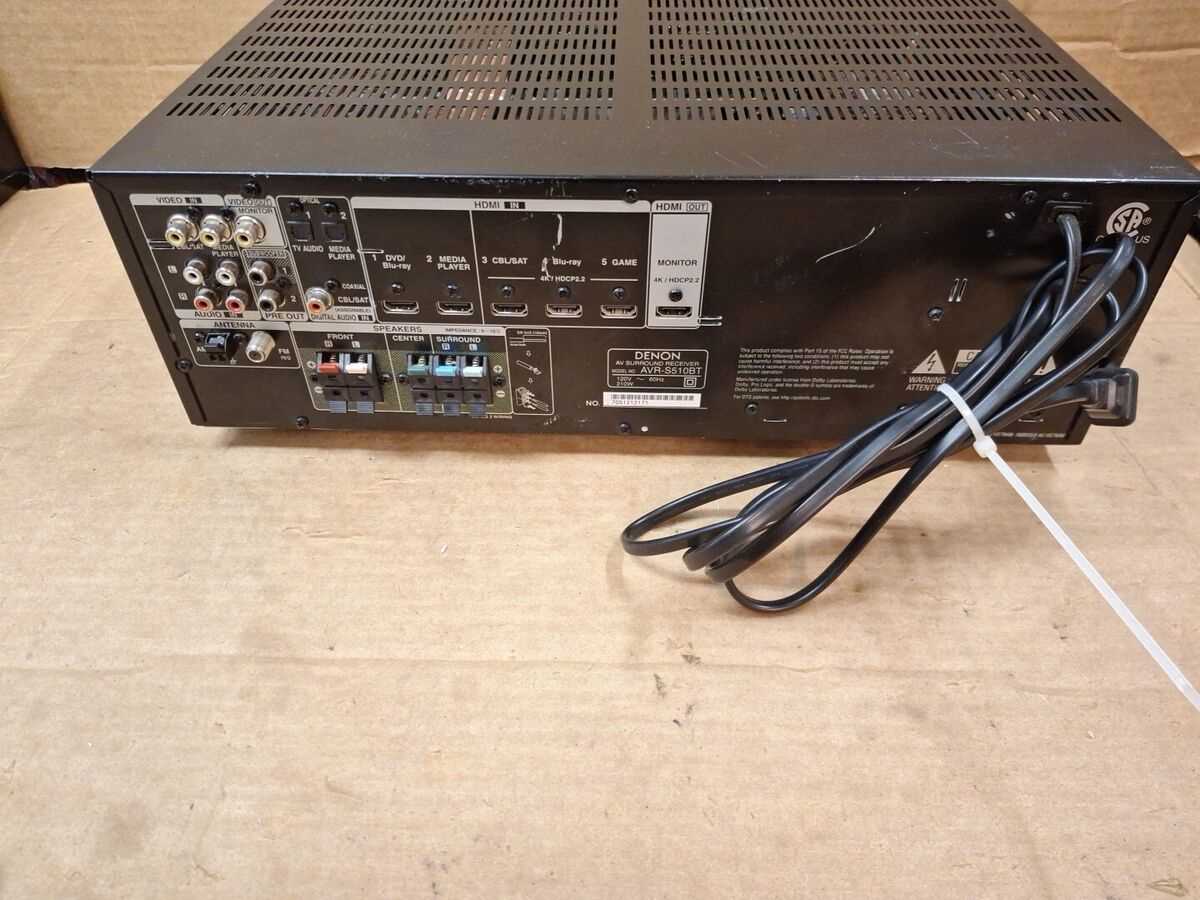denon avr s510bt owners manual