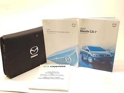 2007 mazda cx 7 owners manual