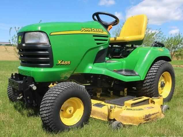 john deere x585 owners manual