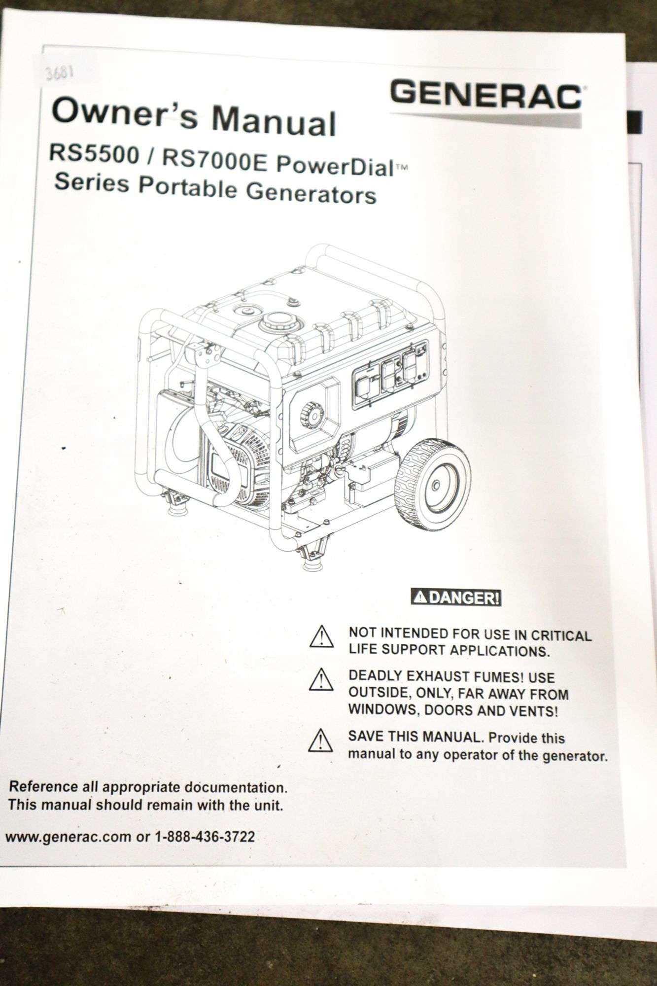 generac rs5500 owners manual