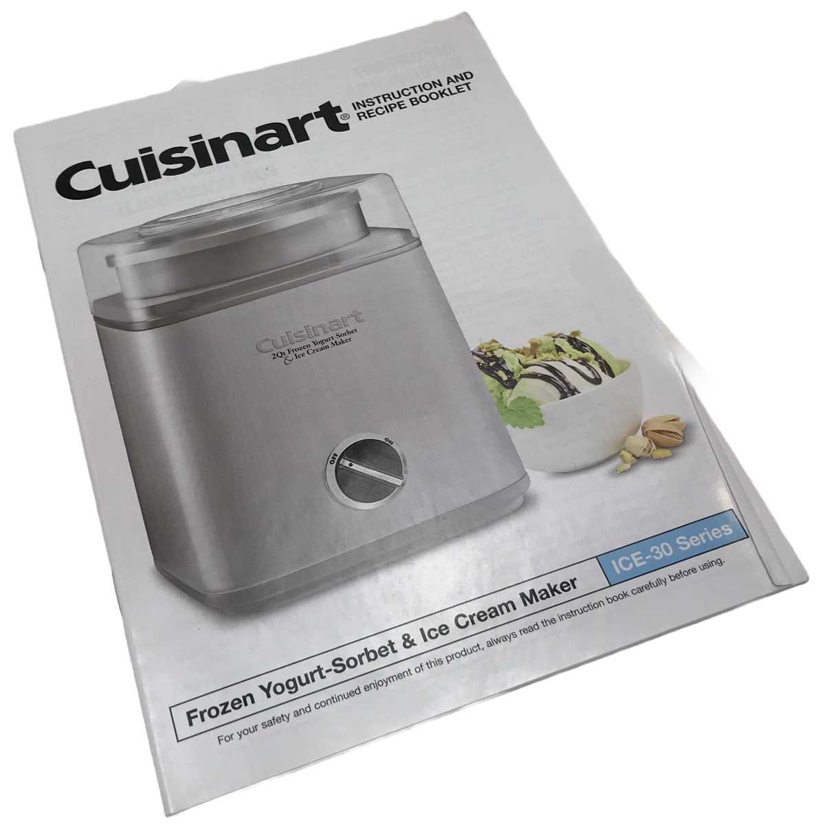 cuisinart ice cream maker owners manual