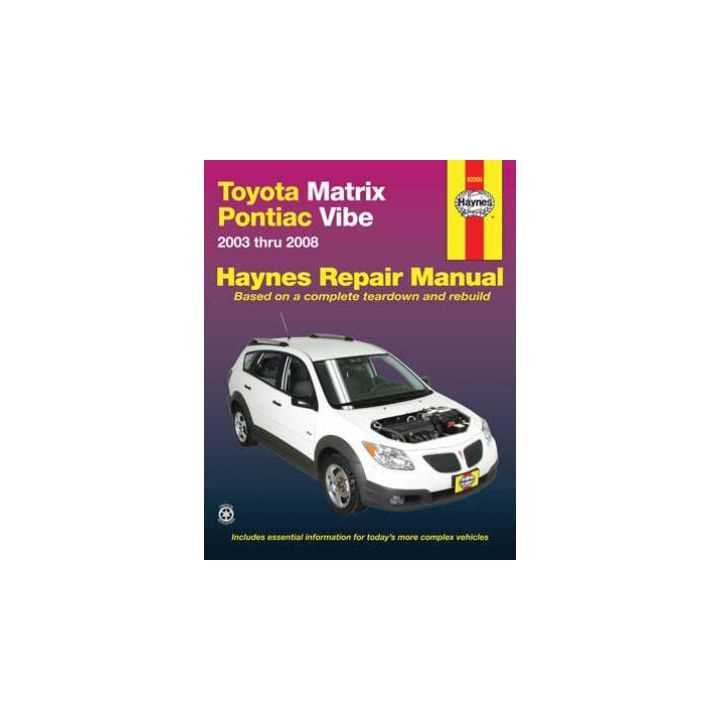 2006 pontiac vibe owners manual