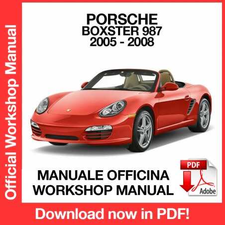 1998 porsche boxster owners manual