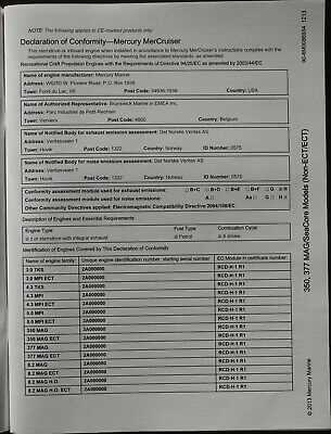 mercruiser 350 mag mpi owners manual