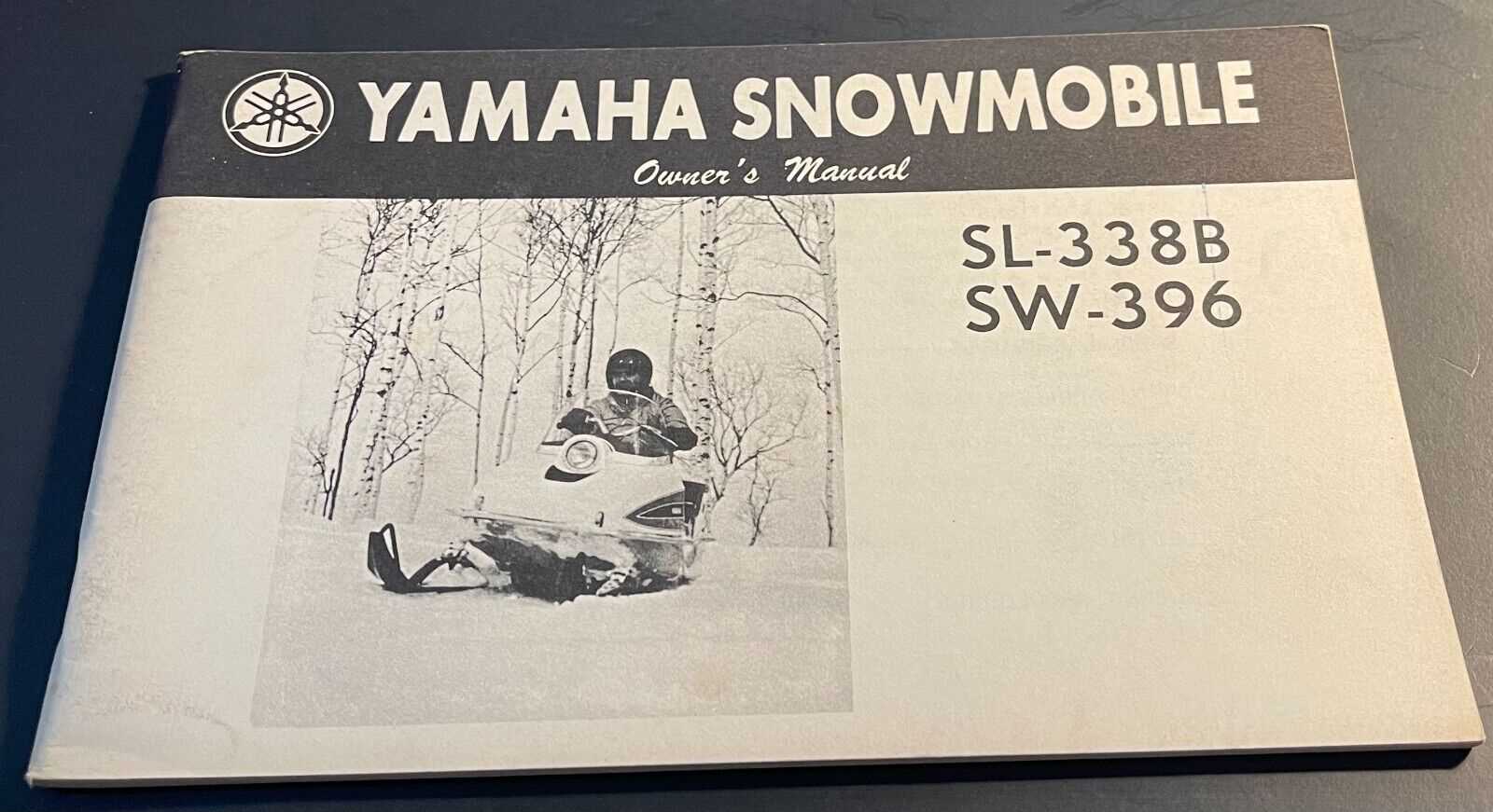 yamaha snowmobile owners manual