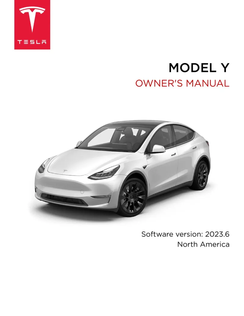 tesla y owners manual