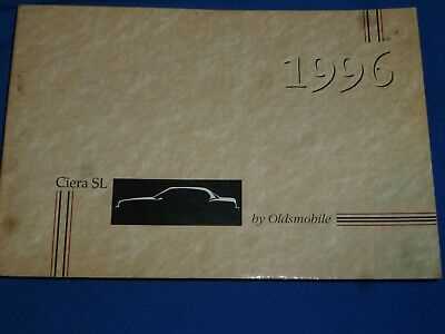 1996 oldsmobile cutlass ciera owners manual