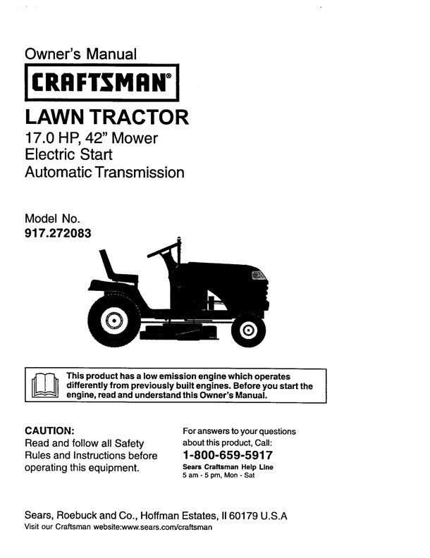 craftsman t110 owners manual