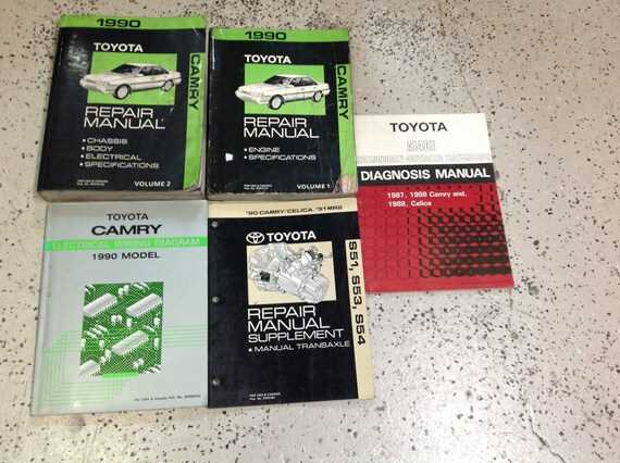 1990 toyota camry owners manual