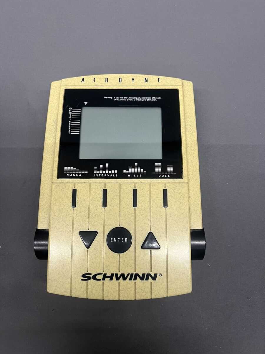 schwinn airdyne ad3 owners manual