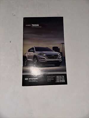 hyundai tucson 2017 owners manual