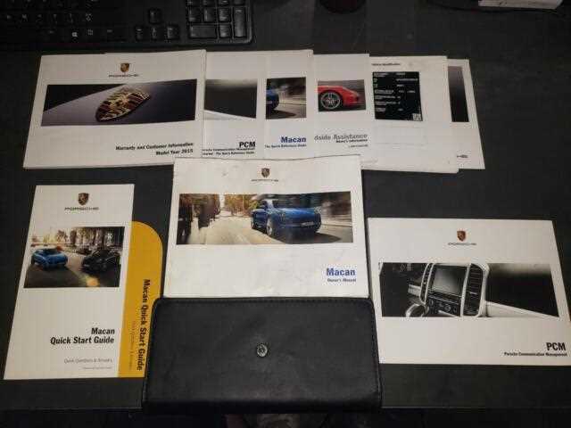 2015 porsche macan s owners manual