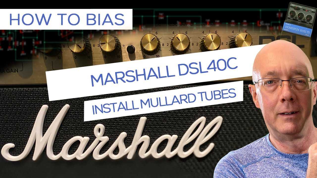 marshall dsl40c owners manual
