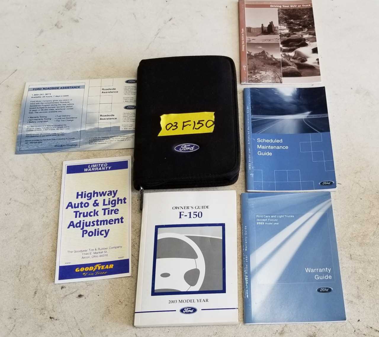 2003 f150 owners manual