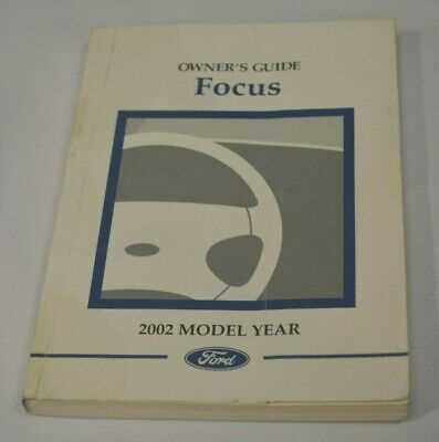 2002 ford focus se owners manual