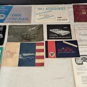 car owners manuals for sale