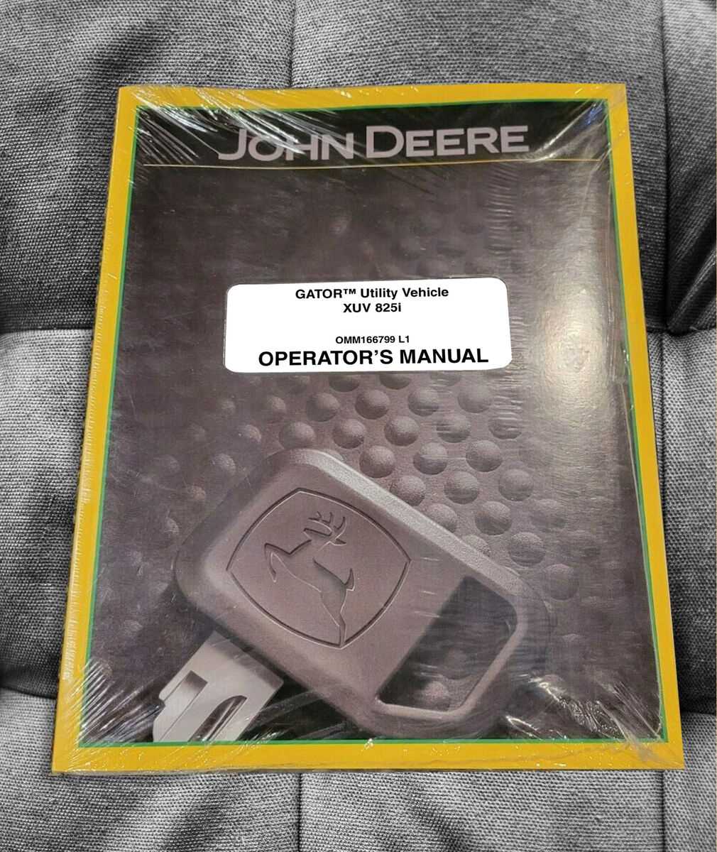 john deere gator 825i owners manual