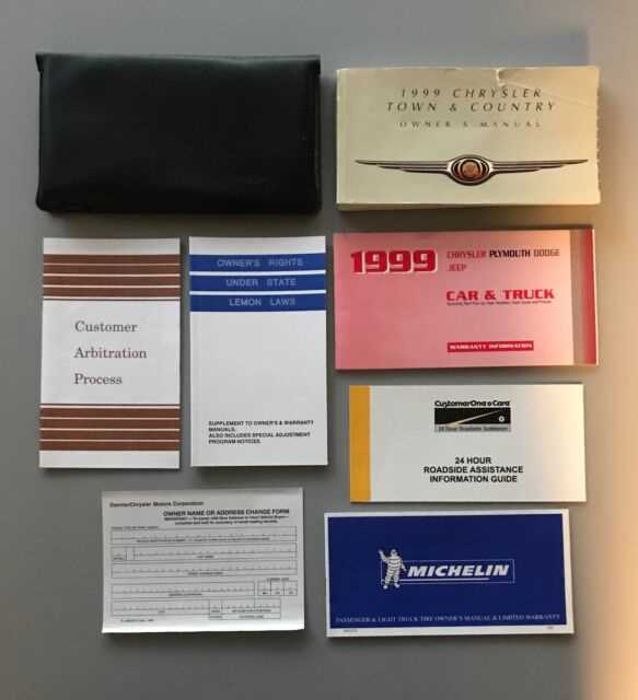 1999 chrysler town and country owners manual