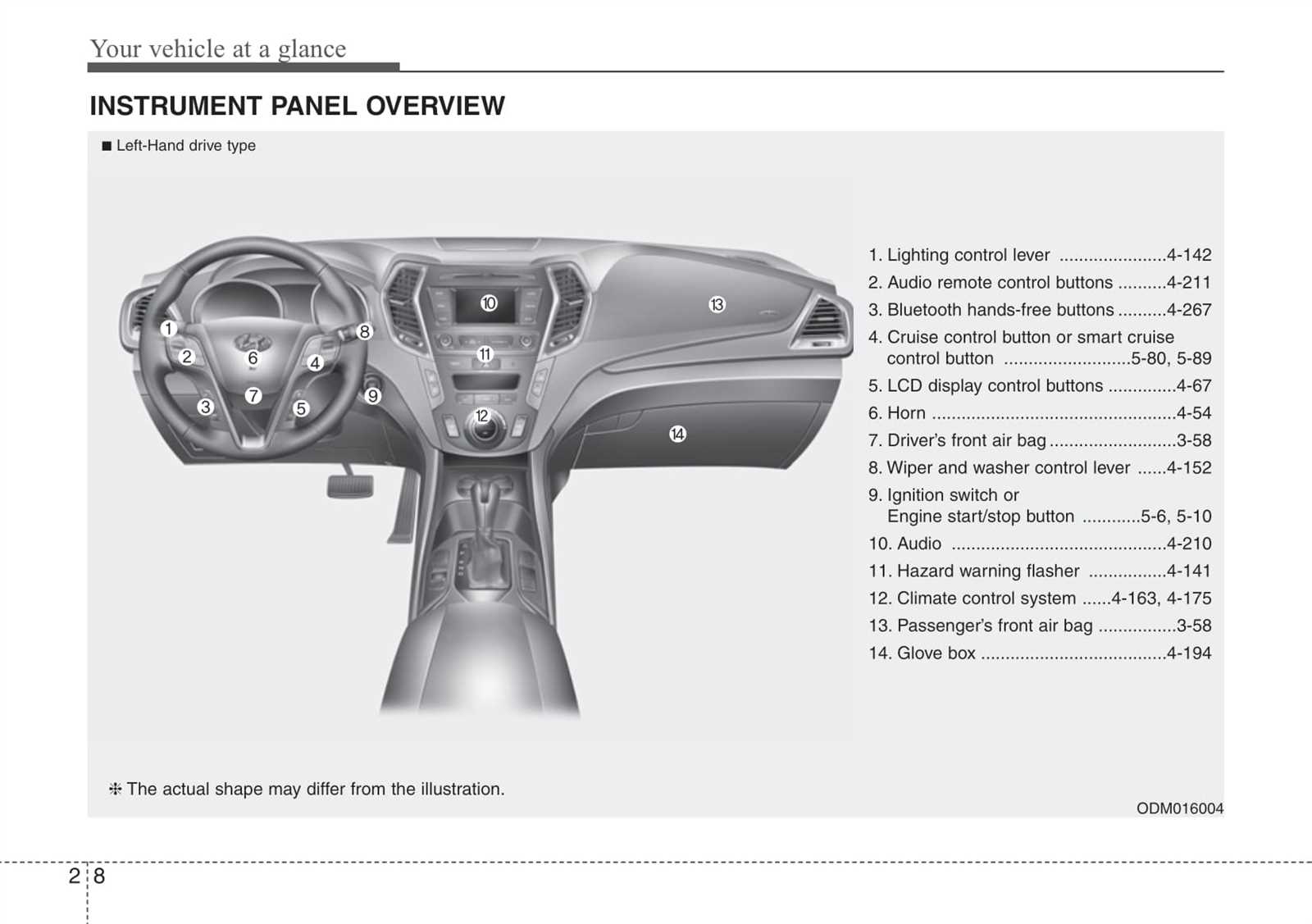 hyundai santa fe 2017 owners manual