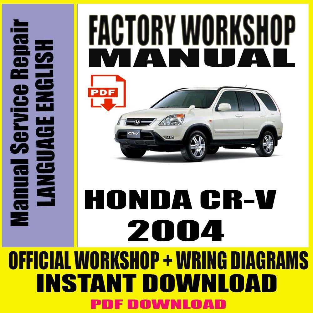 2004 honda cr v owners manual