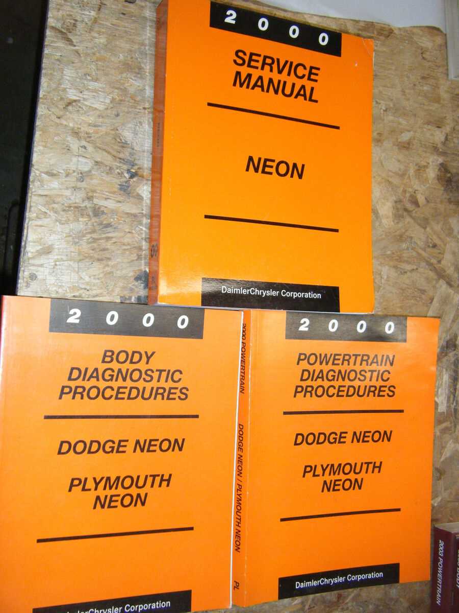 2000 plymouth neon owners manual