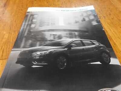 focus st owners manual
