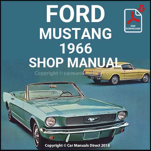 1966 mustang owners manual