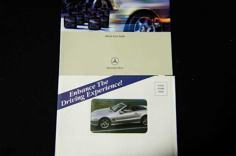 2004 mercedes sl500 owners manual