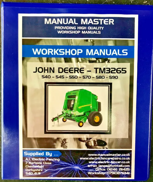 john deere 535 baler owners manual