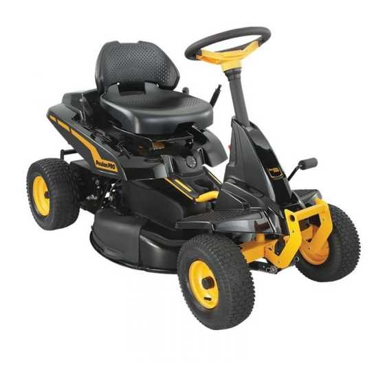poulan pro riding mower owners manual