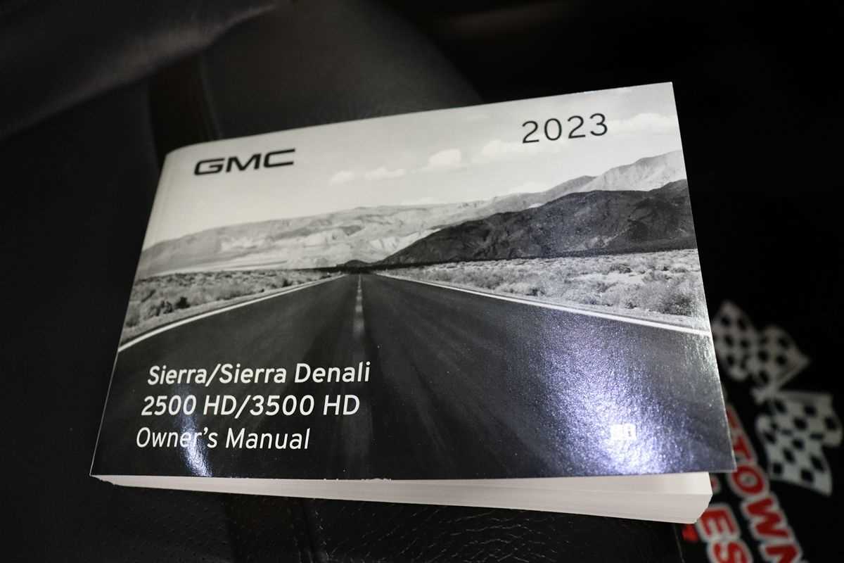 gmc sierra 2023 owners manual