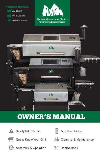 green mountain grills owners manual