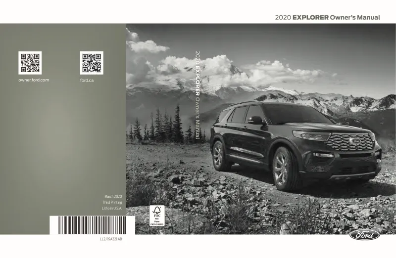 ford explorer 2020 owners manual