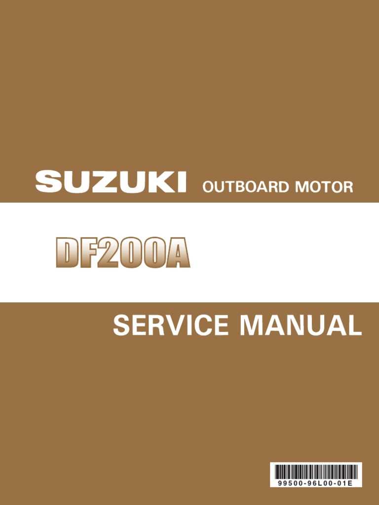 suzuki outboard motor owners manual