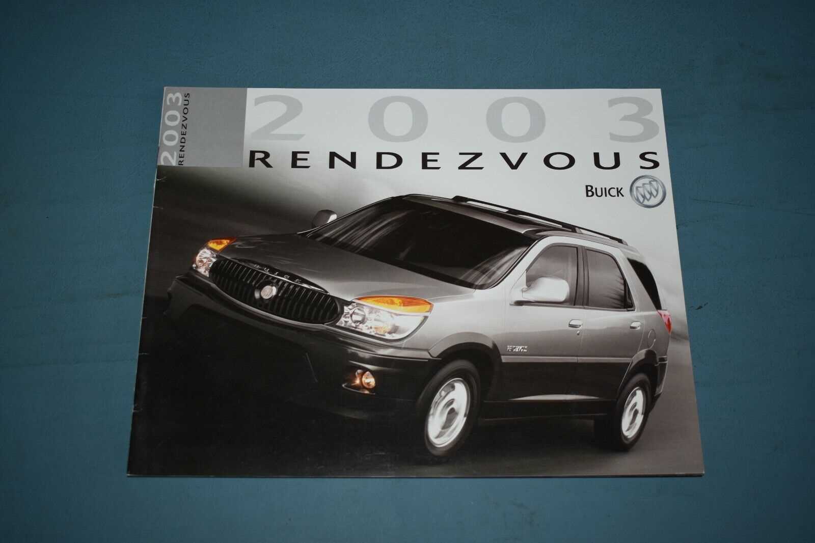 2003 buick rendezvous owners manual