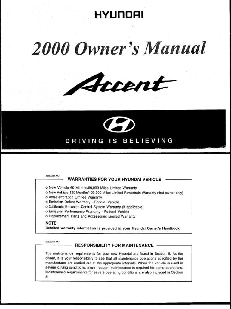 2000 hyundai elantra owners manual