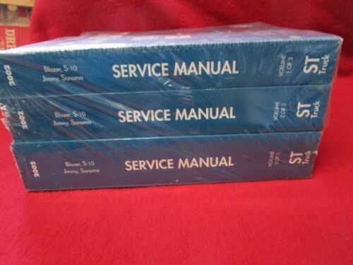 2002 chevy blazer owners manual