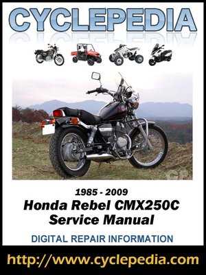 honda rebel cmx 250 owners manual