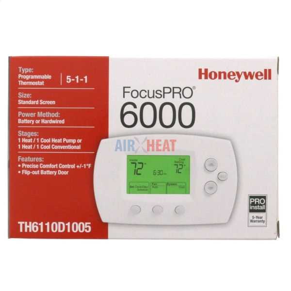 honeywell 6000 owners manual