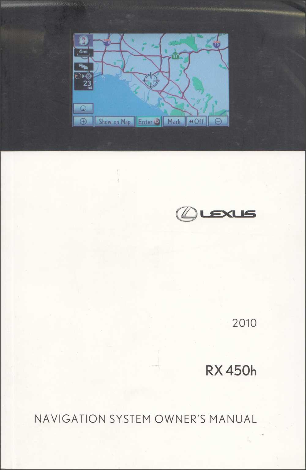 2010 lexus rx 450h owners manual