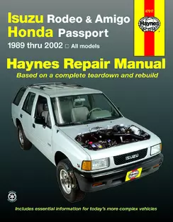 2001 honda passport owners manual