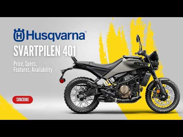 husqvarna svartpilen 401 owners manual