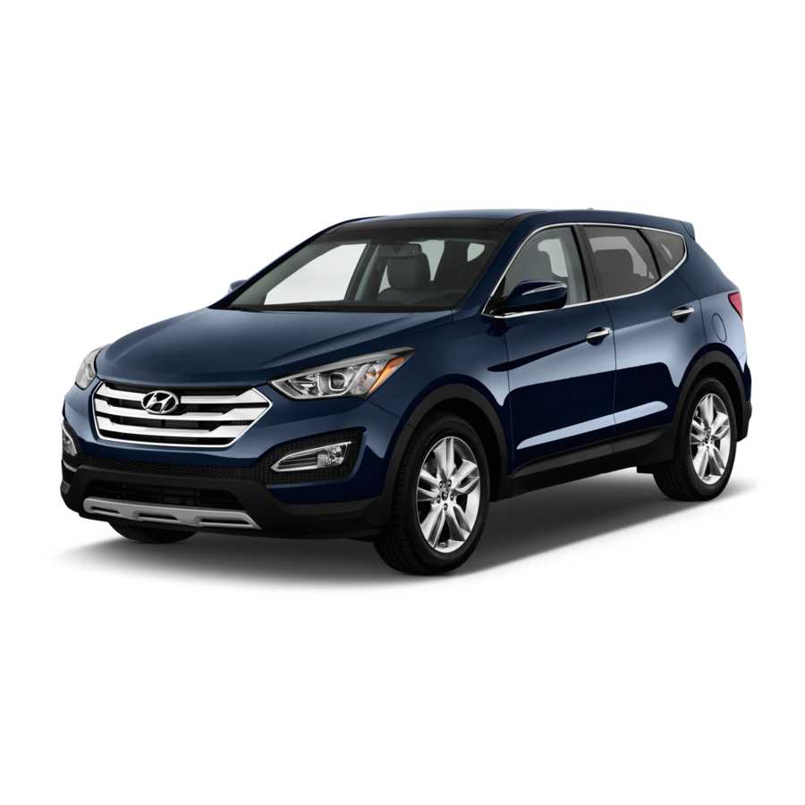 hyundai santa fe sport 2013 owners manual