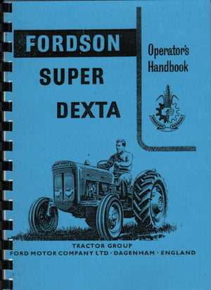 fordson dexta owners manual