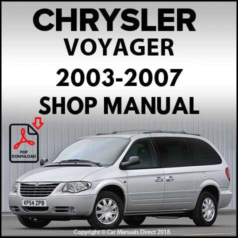 chrysler voyager owners manual