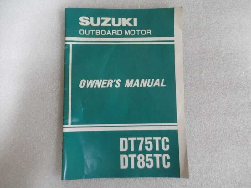 suzuki outboard owners manual download