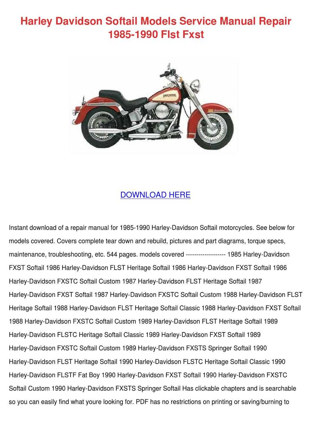 2011 heritage softail owners manual