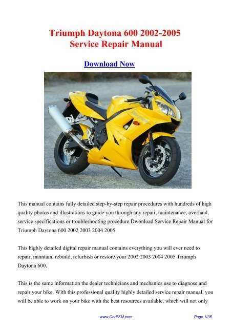 2011 triumph daytona 675 owners manual