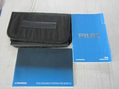 2016 pilot owners manual